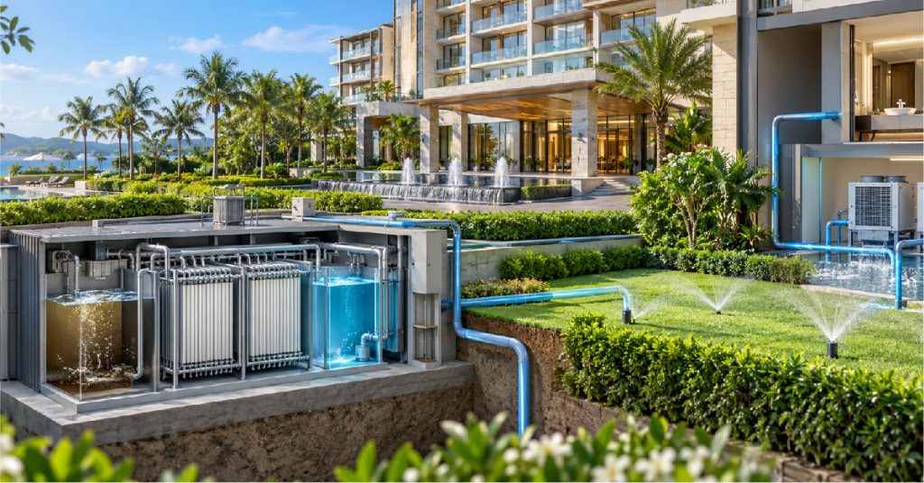 How MBR Sewage Treatment Helps Hotels Save Space